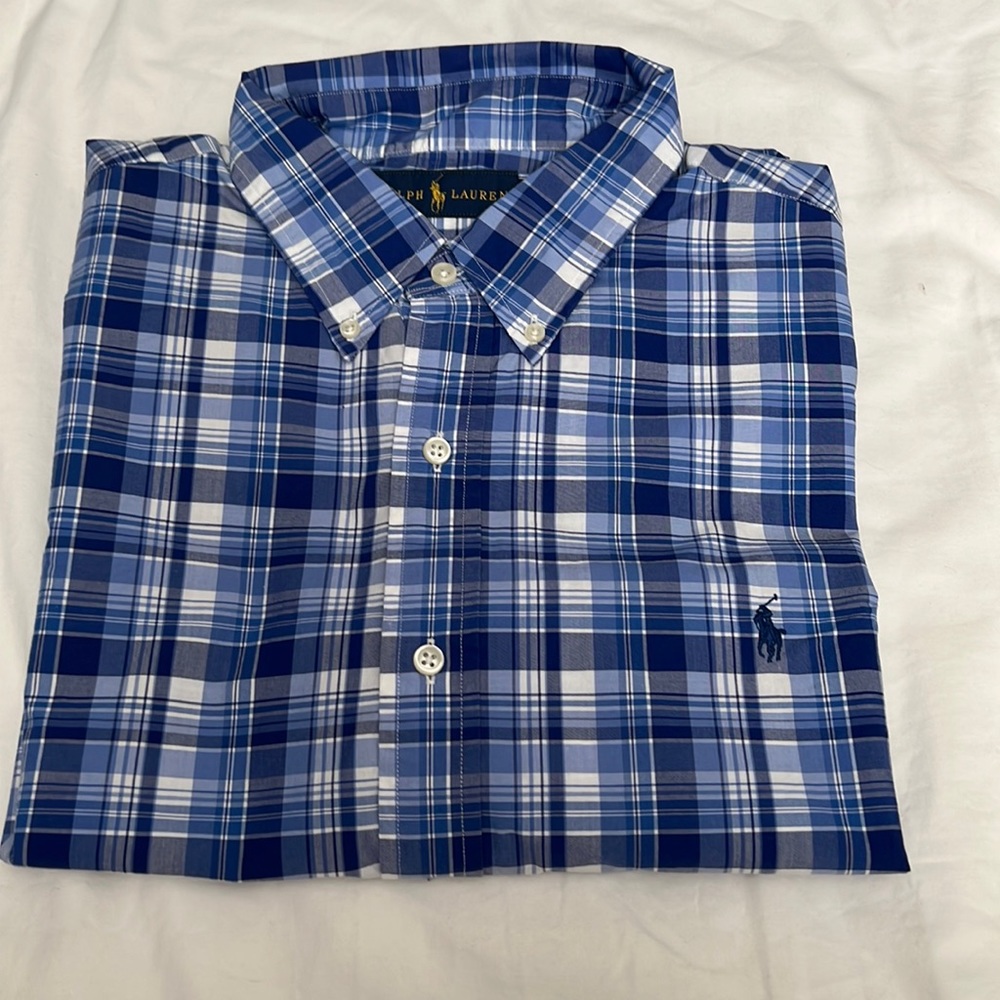 Polo RALPH LAUREN Plaid short sleeve shirt